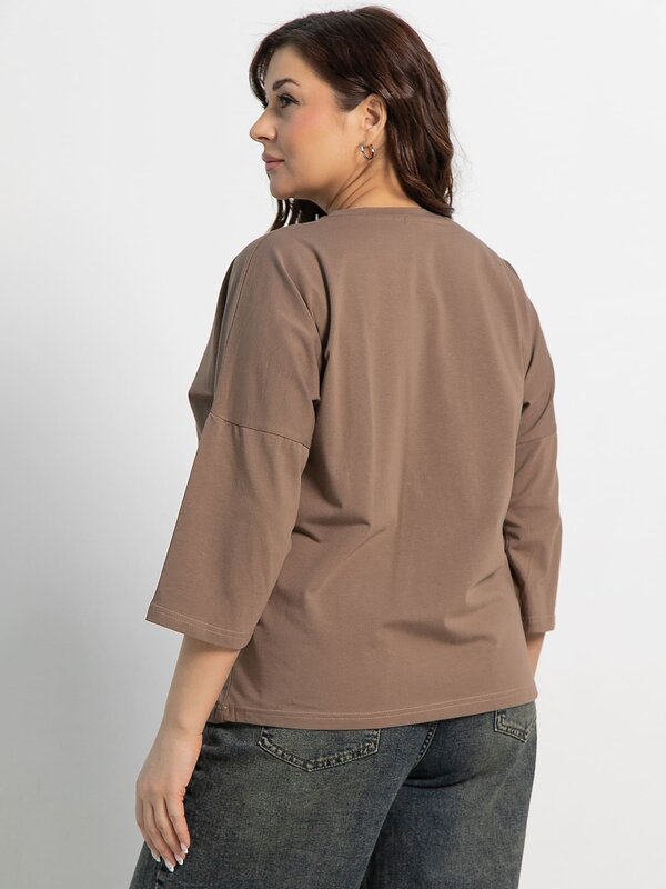 LT Collection Блуза 583565 Б15198-24М коричневый