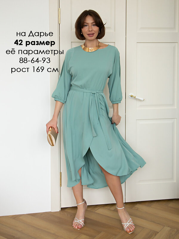 LT Collection Платье 583567 П15200-1М мятный