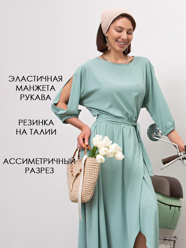 LT Collection Платье 583567 П15200-1М мятный
