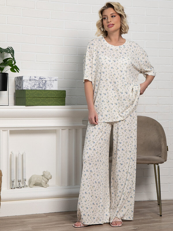 LT Collection Костюм 583572 К15210-1М молочный