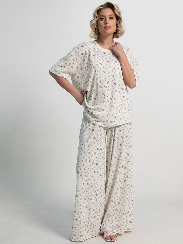 LT Collection Костюм 583572 К15210-1М молочный