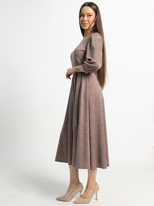 LT Collection Платье 583583 П15220-9М коричневый