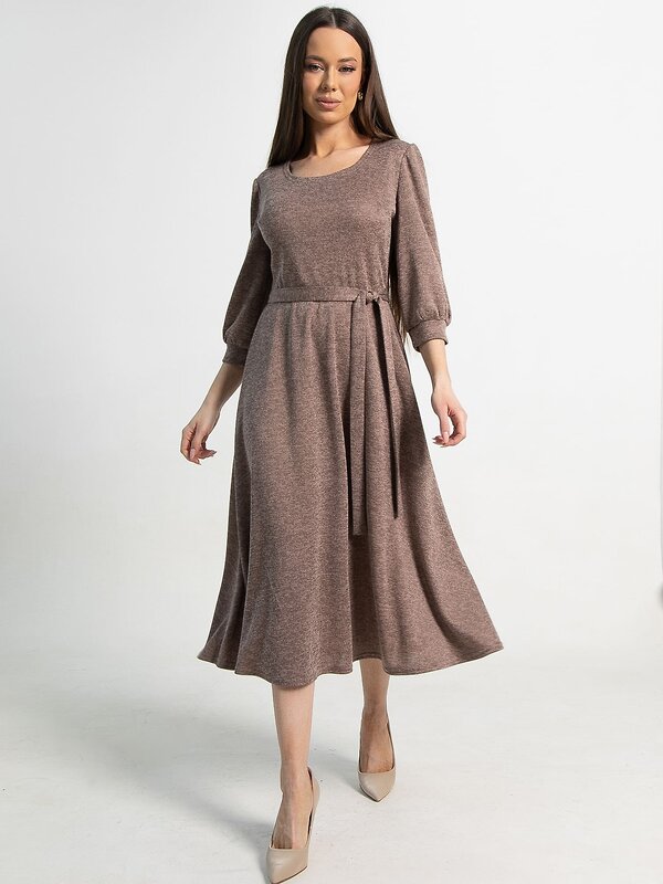 LT Collection Платье 583583 П15220-9М коричневый