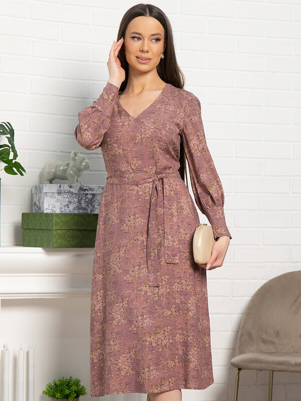 LT Collection Платье 583584 П15231-10М розовый