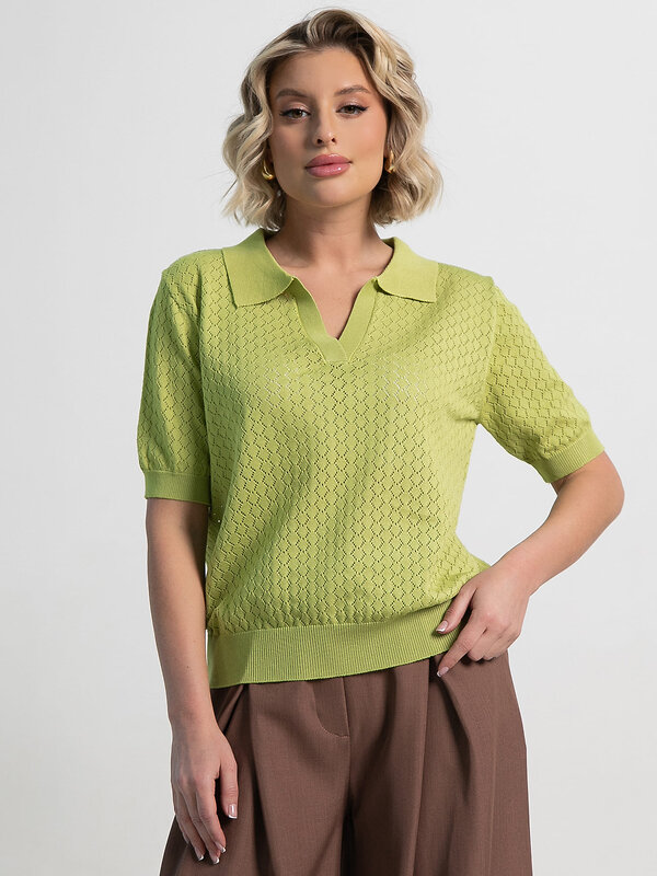 LT Collection Поло 583590 Б15273-7М зеленый