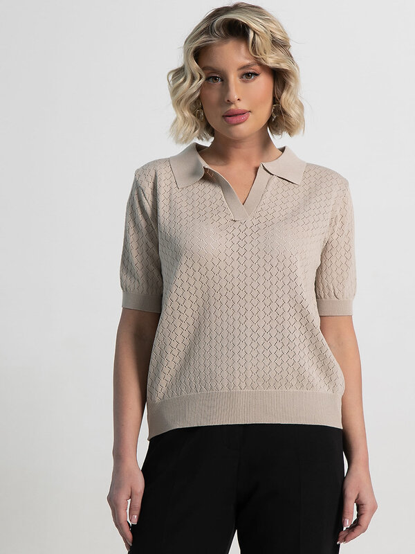 LT Collection Поло 583592 Б15276-7М бежевый