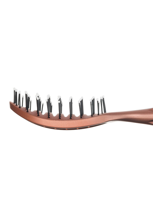 Dewal Щетка для укладки волос вогнутая продувная BR69539 brown, коричневый 583623 1517 