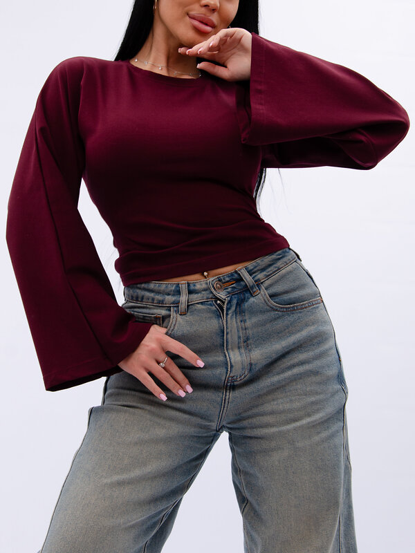 Malina Лонгслив 583660 1005 бордовый