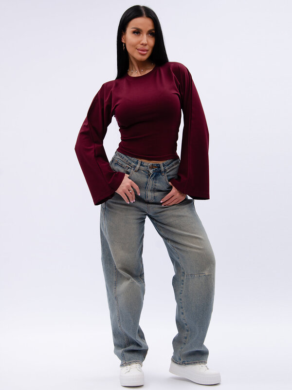 Malina Лонгслив 583660 1005 бордовый