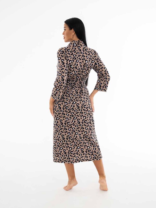 Текс-плюс Халат 583663 НФ-00155430 Коричневый,черный