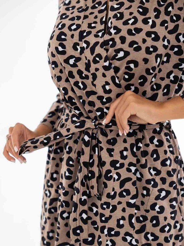 Текс-плюс Халат 583663 НФ-00155430 Коричневый,черный