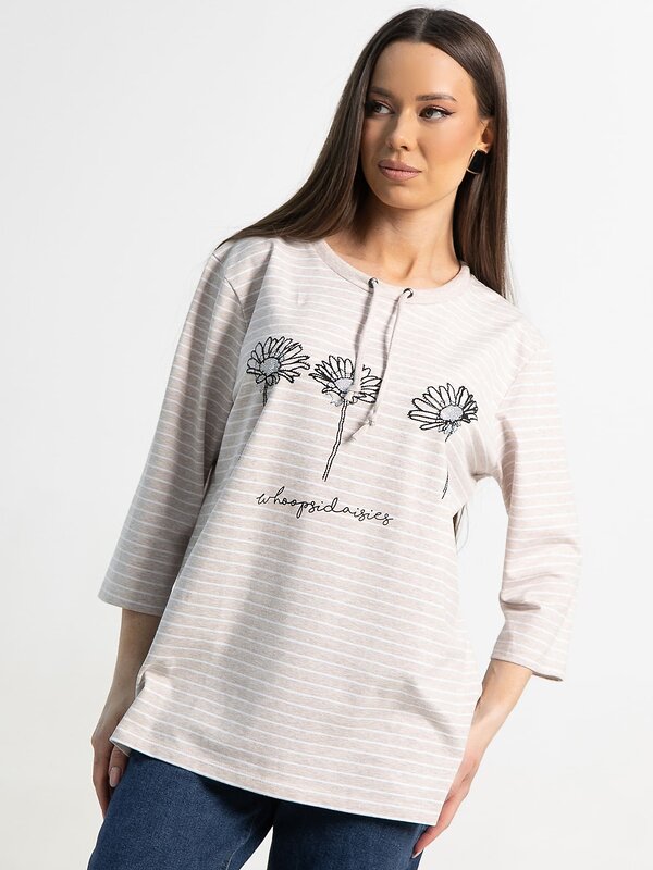 LT Collection Блуза 583725 Б15286-18М бежевый