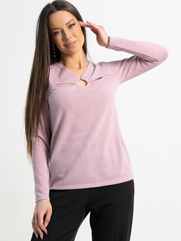 LT Collection Блуза 583729 Б15267-50М сиреневый