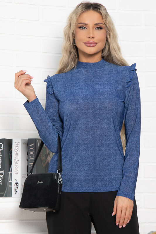 LT Collection Блуза 583734 Б14994-50М синий