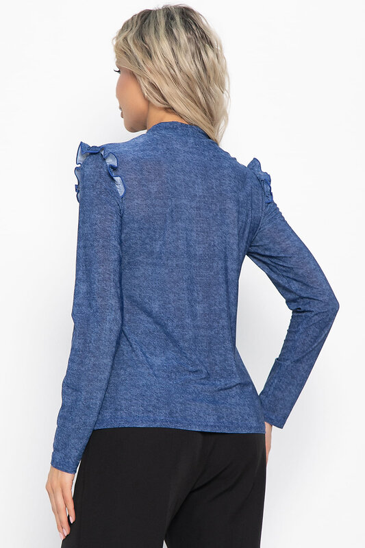 LT Collection Блуза 583734 Б14994-50М синий