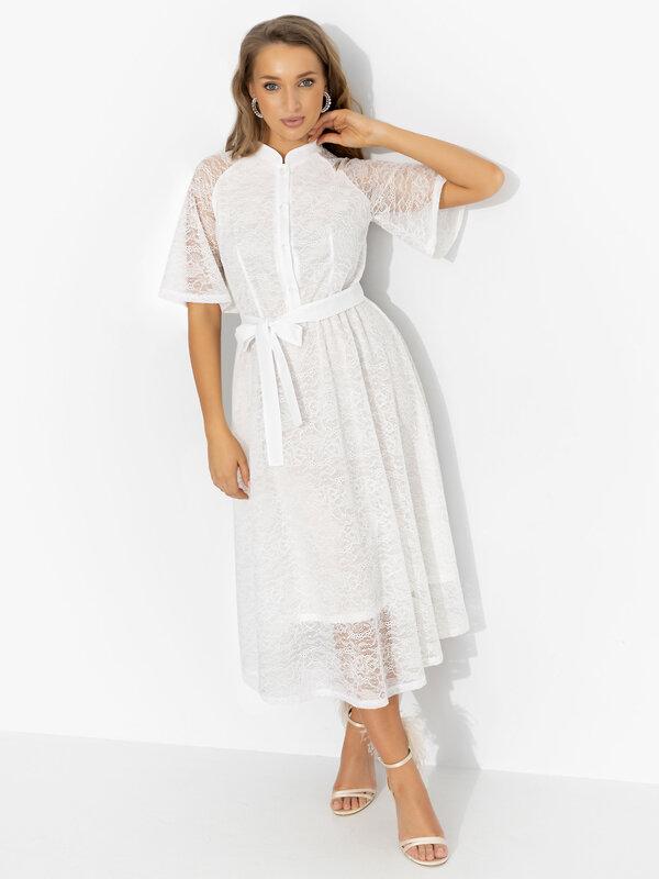 CHARUTTI Платье 583777 12635 Белый