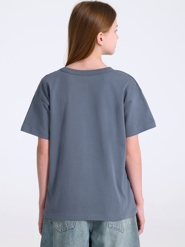 Апрель Футболка 583797 1ДДФК5027001 темно-серый