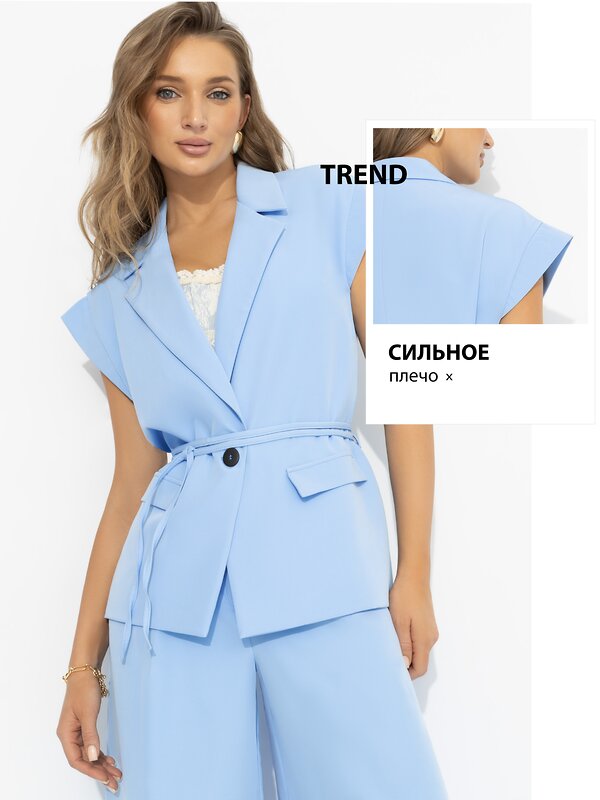 CHARUTTI Жилет 583802 12671 Голубой