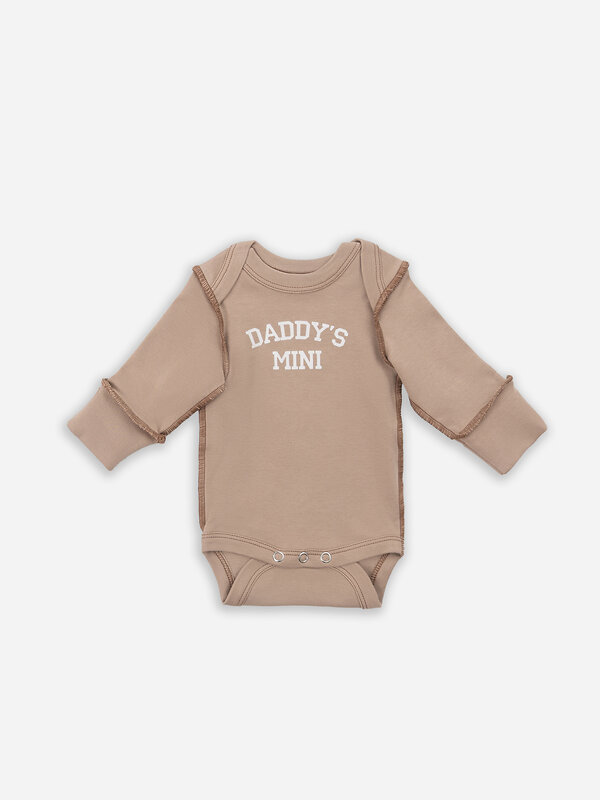 MARK FORMELLE Боди детское 583818 13016-1-3 молочный +серо-коричневый +бежевый +печать