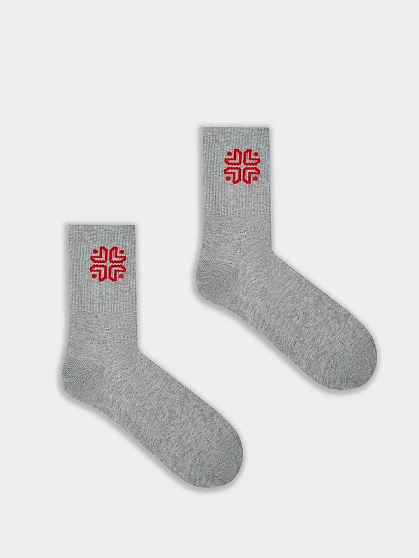 MARK FORMELLE Женские носки 583878 559U-3237 серый меланж