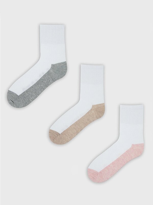 MARK FORMELLE Детские носки 583887 444A-3078 белый /роз.мел /беж.мел /сер.мел./