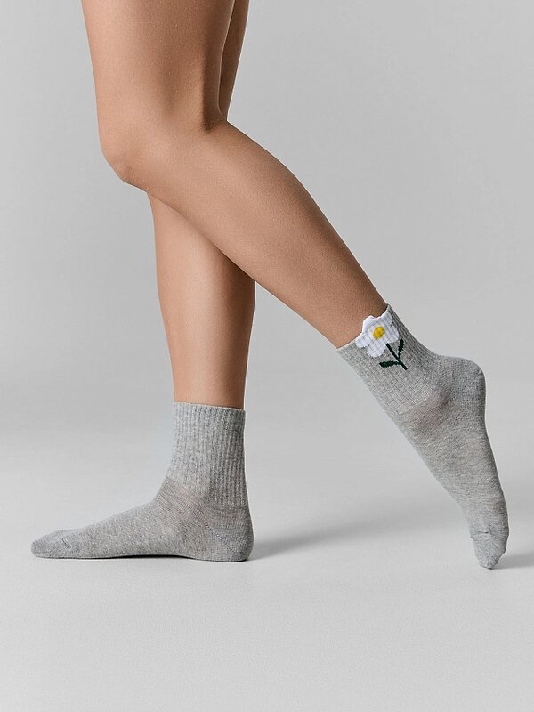 MARK FORMELLE Женские носки 583898 279K-2758 серый меланж
