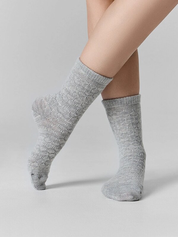 MARK FORMELLE Женские носки 583902 394K-1553 серый меланж