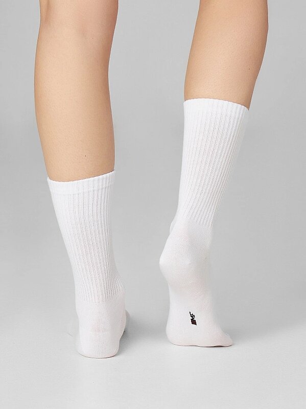 MARK FORMELLE Женские носки 583904 217A-1334 белый /св.сер.мел /сер.меланж/