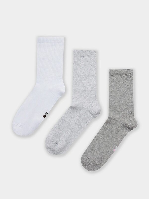 MARK FORMELLE Женские носки 583904 217A-1334 белый /св.сер.мел /сер.меланж/