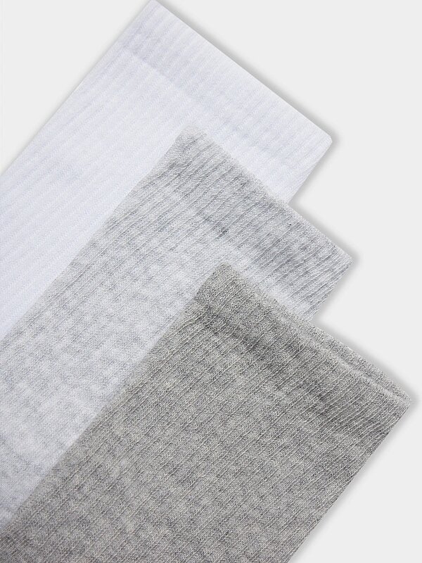 MARK FORMELLE Женские носки 583904 217A-1334 белый /св.сер.мел /сер.меланж/