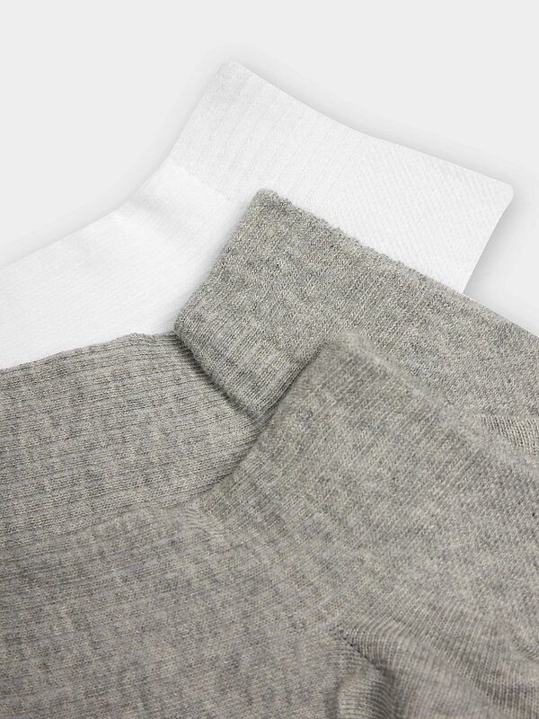 MARK FORMELLE Женские носки 583908 366A-1516 белый /св.сер.мел /сер.меланж/