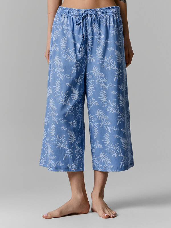 MARK FORMELLE Бриджи 583919 522249 веточки на св.синем