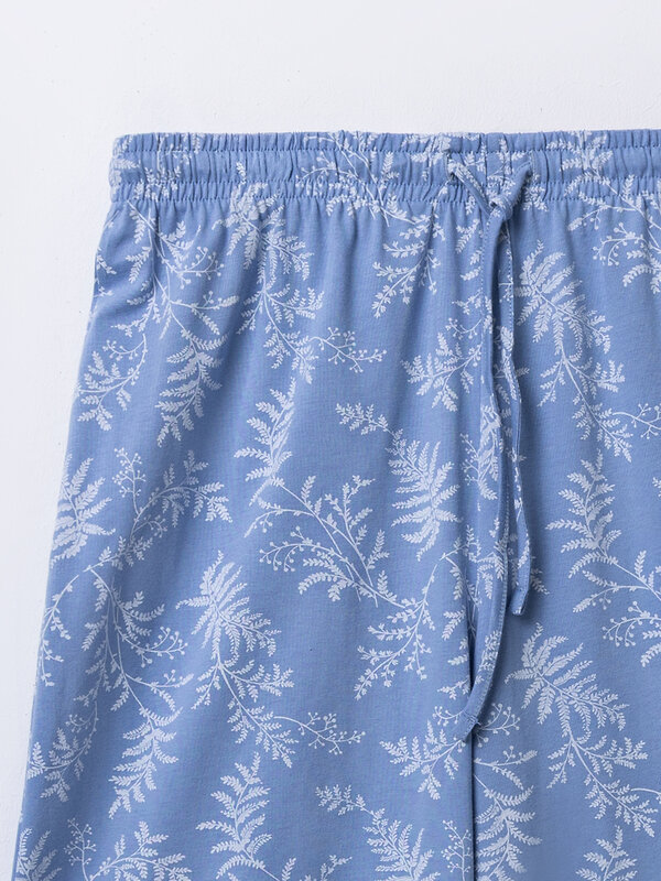 MARK FORMELLE Бриджи 583919 522249 веточки на св.синем