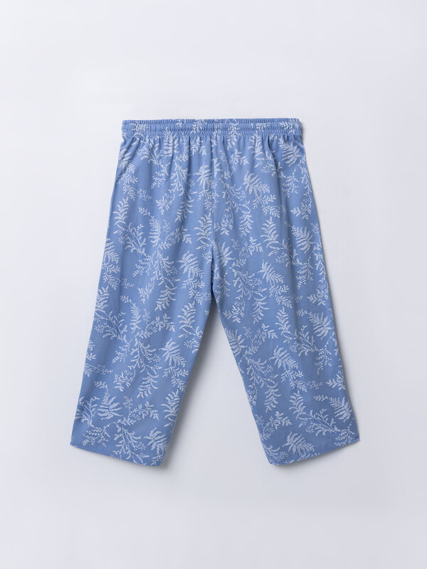 MARK FORMELLE Бриджи 583919 522249 веточки на св.синем