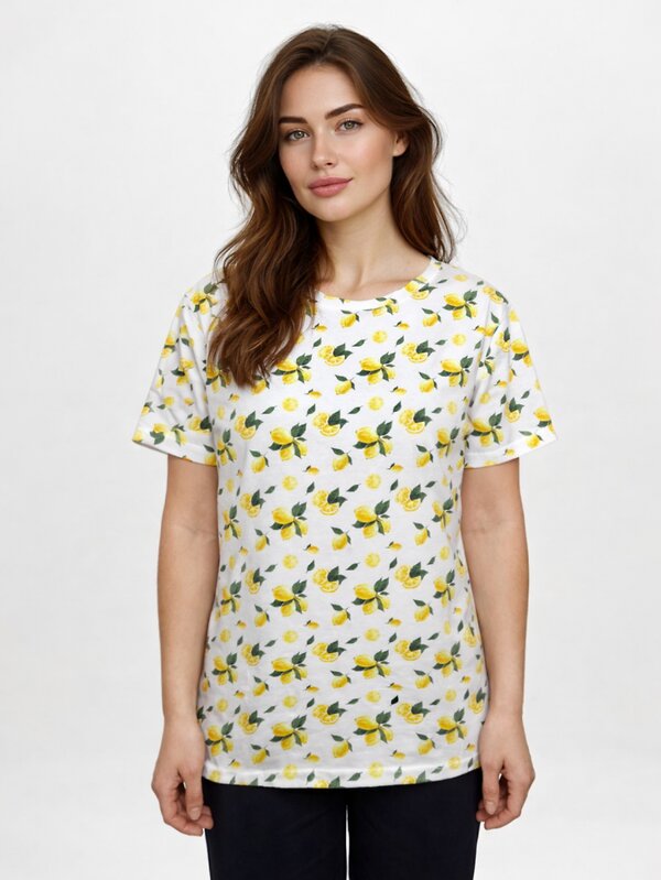 Binita Футболка 583942 1265-1 Белый/лимоны