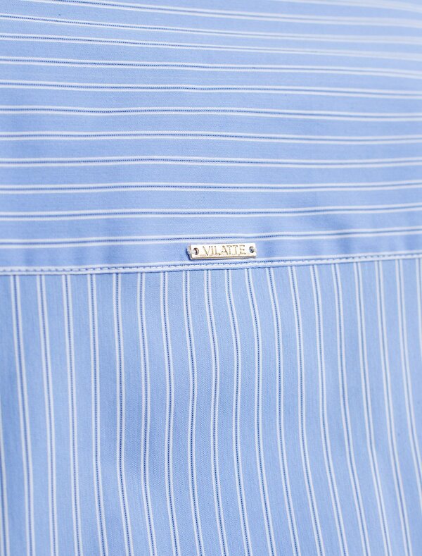 VILATTE Блузка 583952 D29.301 голубой-белый