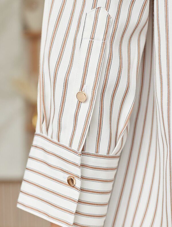 VILATTE Блузка 583955 D29.306 молочный-карамельный