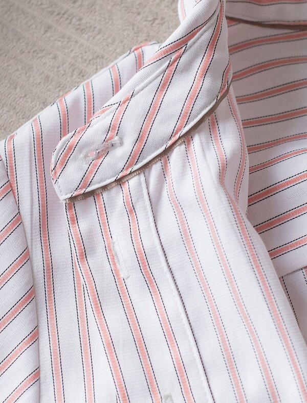 VILATTE Блузка 583959 D29.312 белый-коралловый