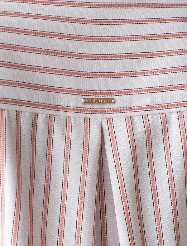 VILATTE Блузка 583959 D29.312 белый-коралловый