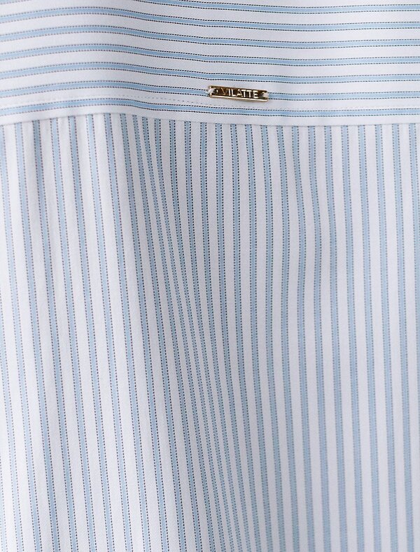 VILATTE Блузка 583963 D29.316 белый-голубой