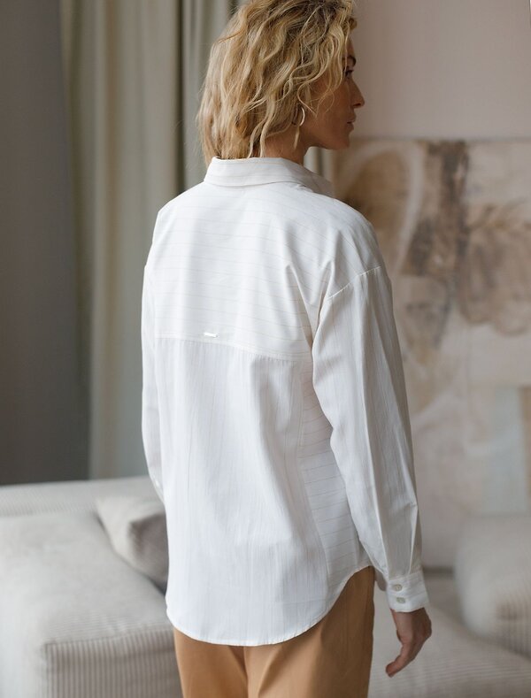 VILATTE Блузка 583965 D29.316 молочный-бежевый