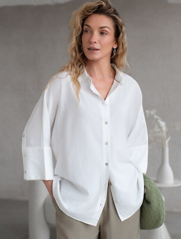 VILATTE Блузка 583966 D29.323 белый