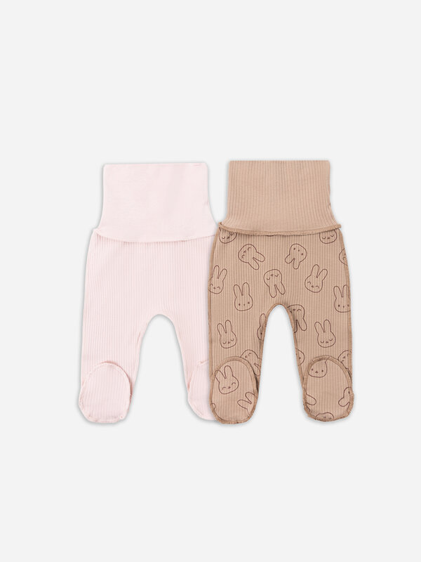 MARK FORMELLE Ползунки 583973 85114-1-2 розовый +зайки на бежевом