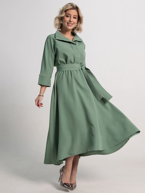 LT Collection Платье 583976 П15153-16М зеленый