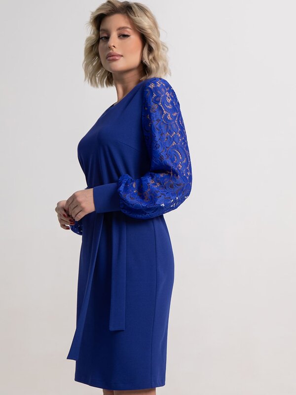 LT Collection Платье 583996 П15252-18М синий