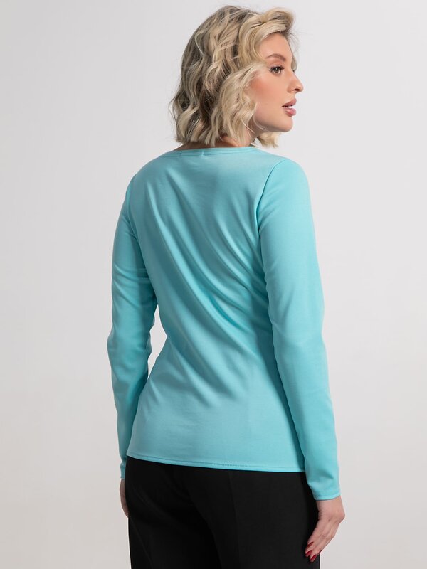 LT Collection Блуза 584001 Б15268-50М бирюзовый