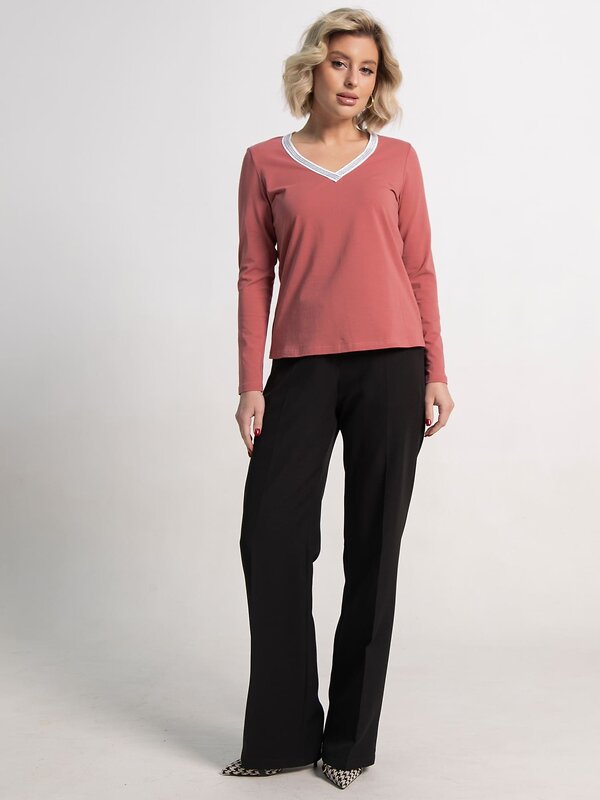 LT Collection Блуза 584003 Б15263-50М терракотовый