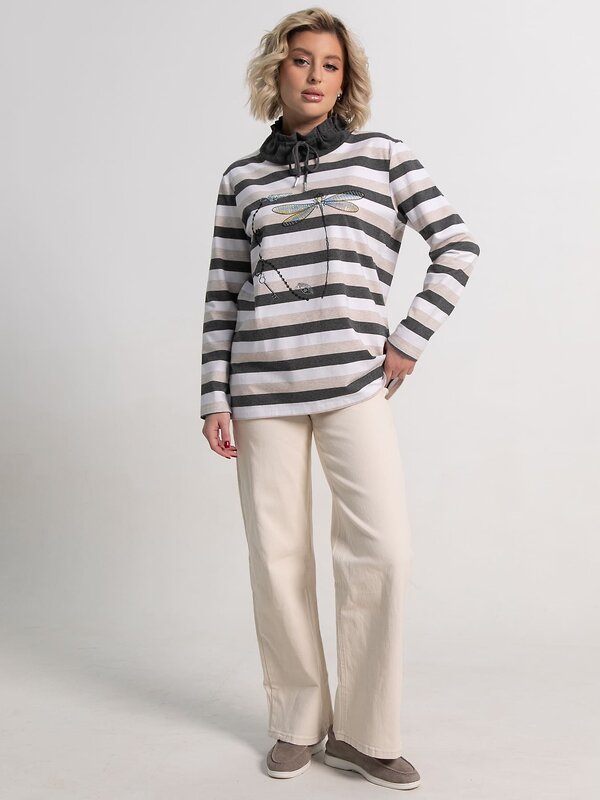 LT Collection Блуза 584006 Б15284-18М бежевый