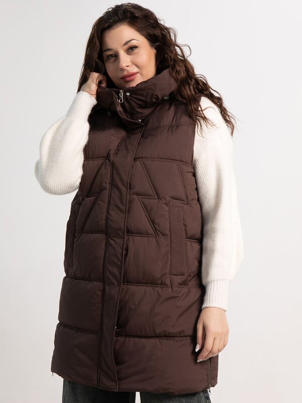 LT Collection Жилет 584010 Б15304-18М коричневый