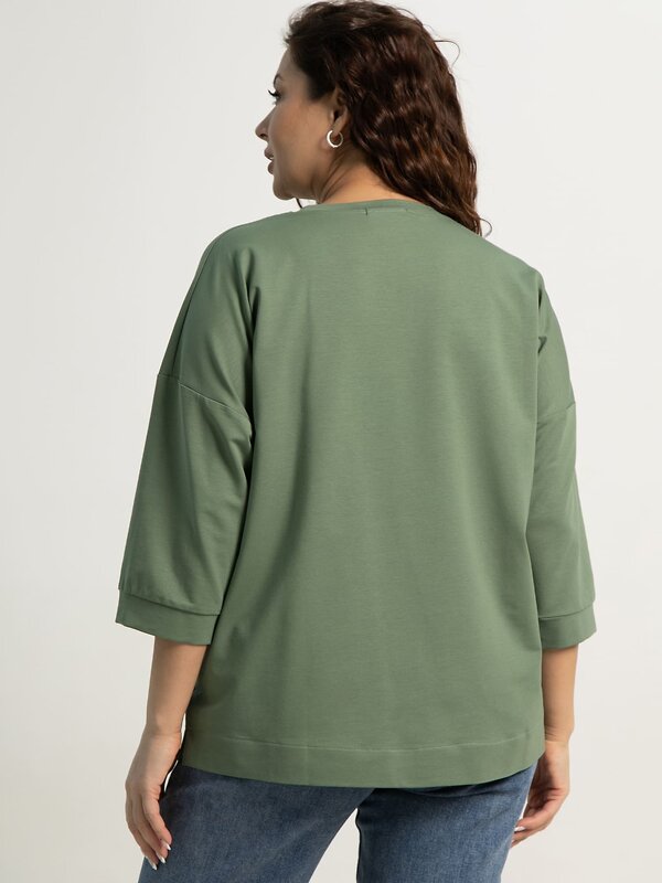 LT Collection Блуза 584020 Б15312-18М зеленый
